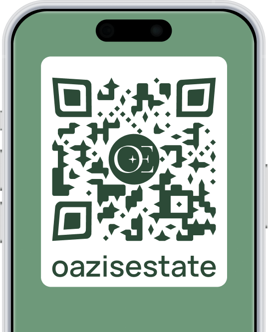 QR-код Telegram-канала Oazis Estate
